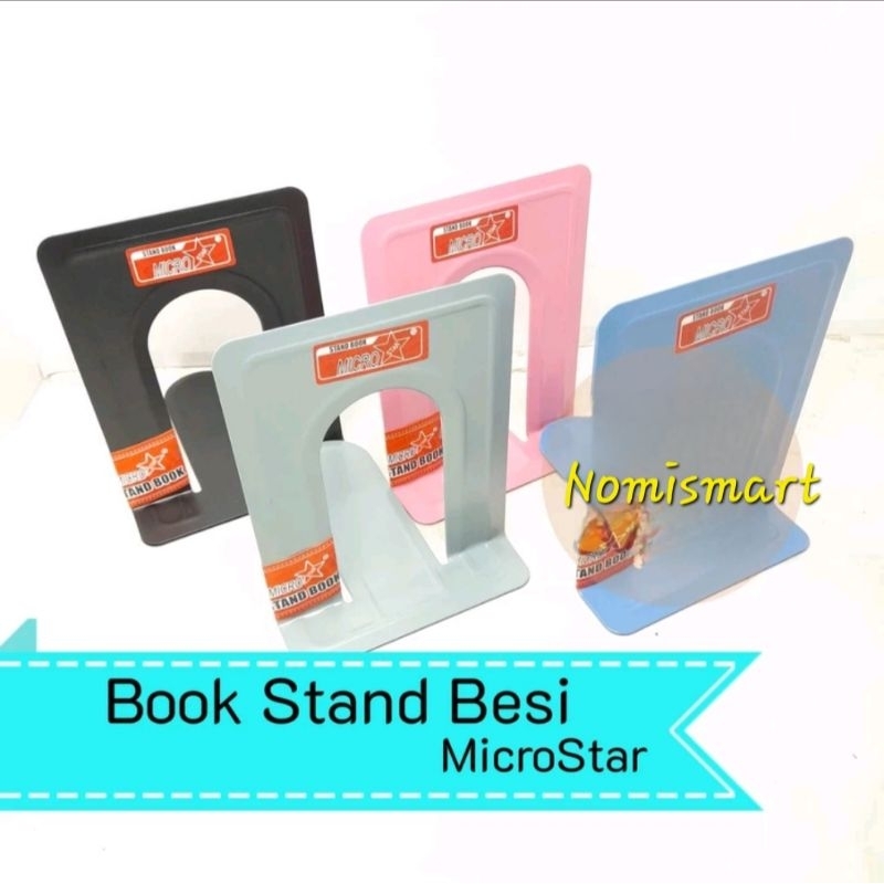 Jual Standard Buku Pembatas Buku Book End Besi No 7 Microstar