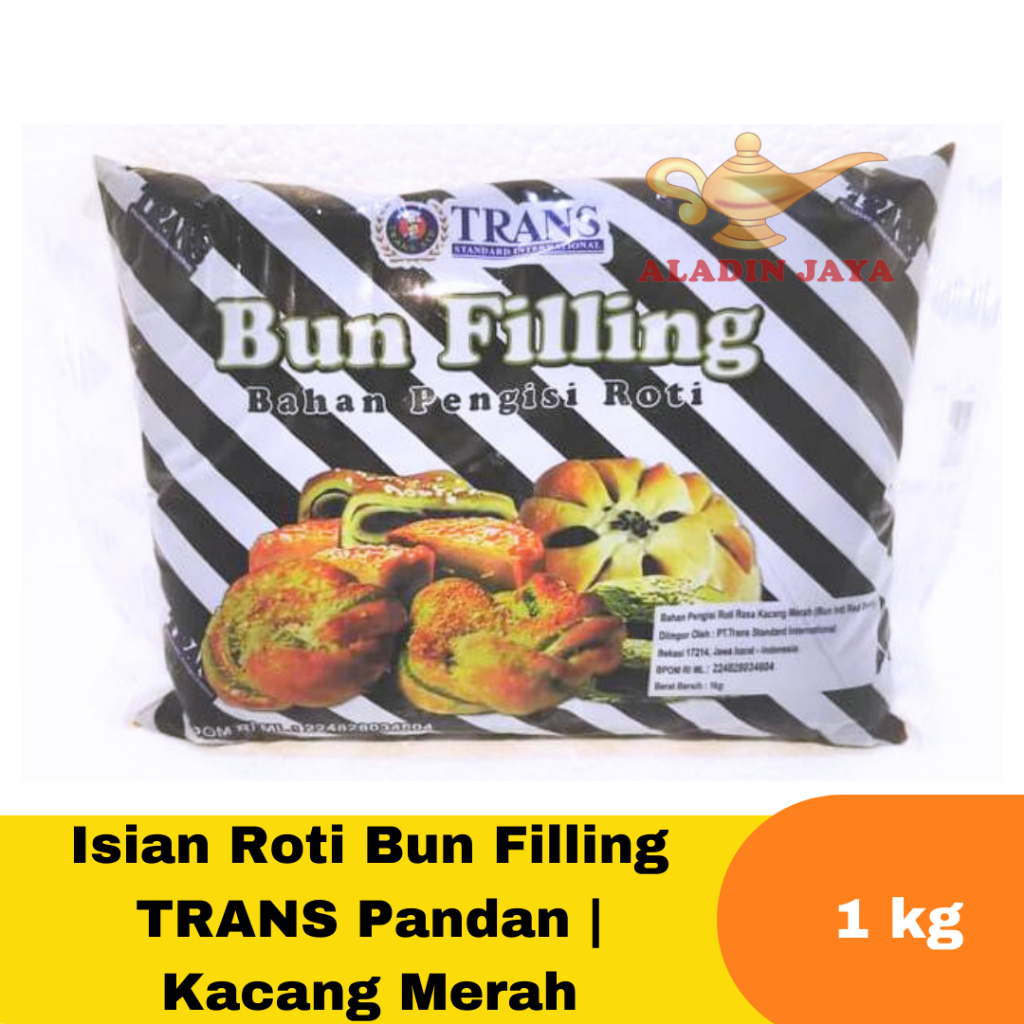 Jual Isian Roti Bun Filling TRANS Pandan | Kacang Merah 1 kg | Shopee ...