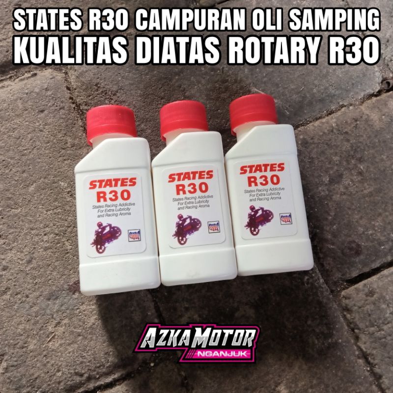 Jual States R30 Rotary R30 2T campuran bensin oli samping racing 100 ml ...
