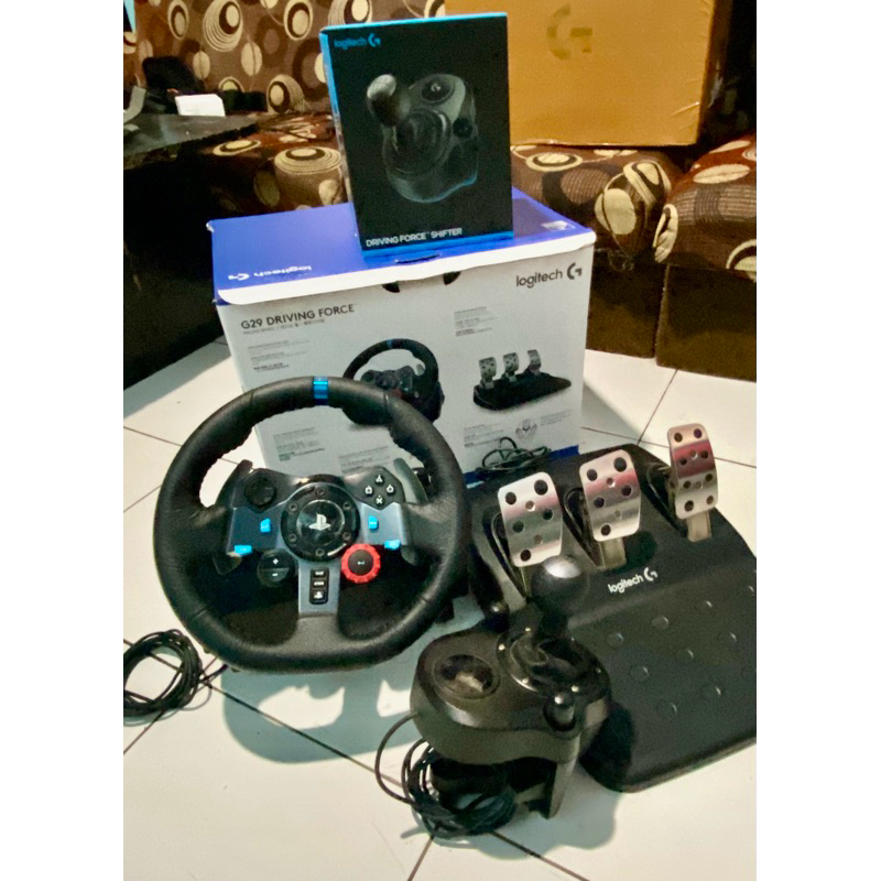 Jual LOGITECH G29 Driving Force Steering Wheel + Pedal Racing Simulator Drive Setir Gas Race