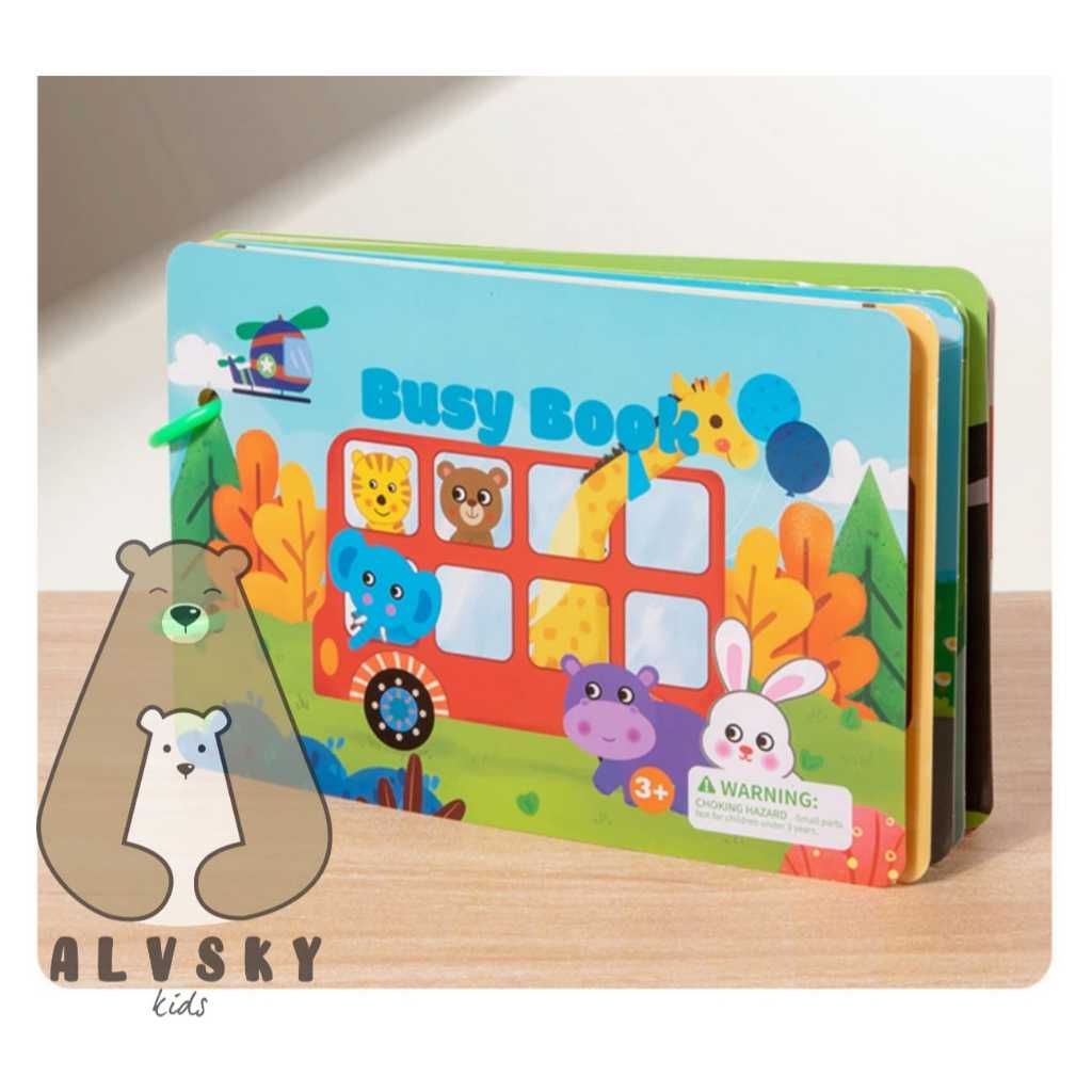 Jual QUIET BOOK / BUSY BOOK / BUKU AKTIVITAS ANAK / REUSABLE BOOK ...