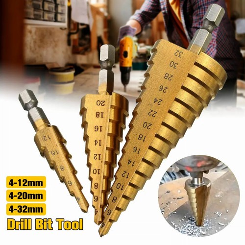 Jual Mata Bor Step Drill HSS Pagoda Kecurut Kerucut Sprial Multifungsi ...
