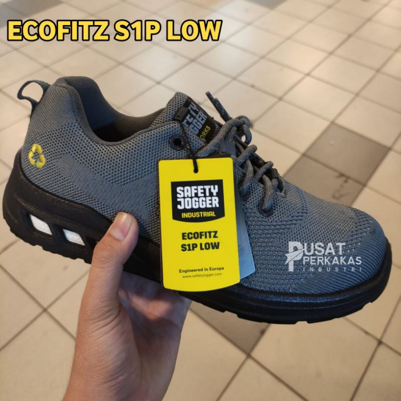 Zapato De Seguridad Industrial SAFETY JOGGER Ecofitzs1p Unisex - Puntera De Acero, Antideslizante, ESD