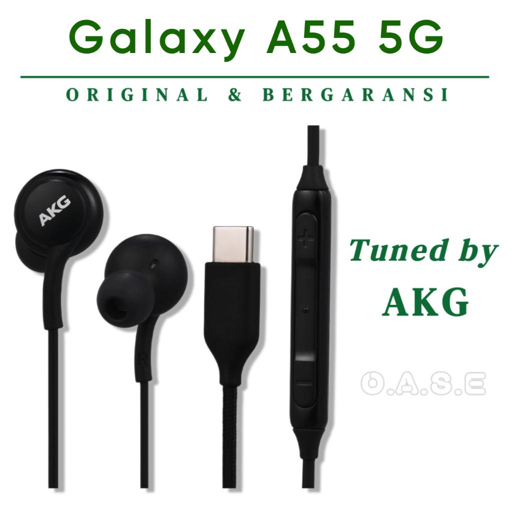 Headset Samsung Galaxy A55 5G Earphone AKG Type C