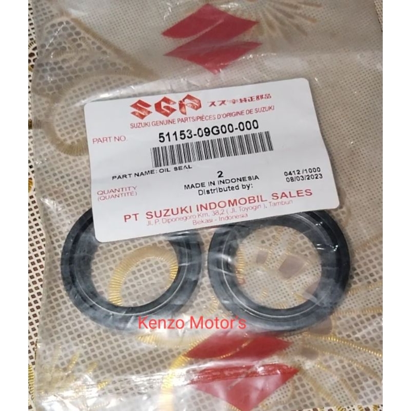 Jual [51153-09G00-000] Sil shock depan OIL SEAL - ADDRESS, NEX 2, NEX 1 ...