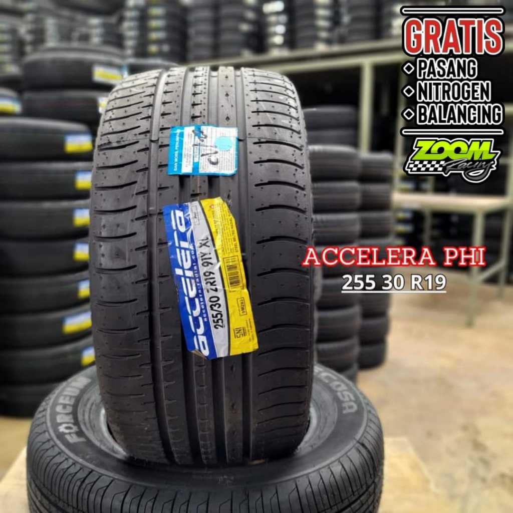 Jual Ban Mobil Tapak Lebar Berkualitas Ring 19 255 30 Merk ACCELERA PHI ...