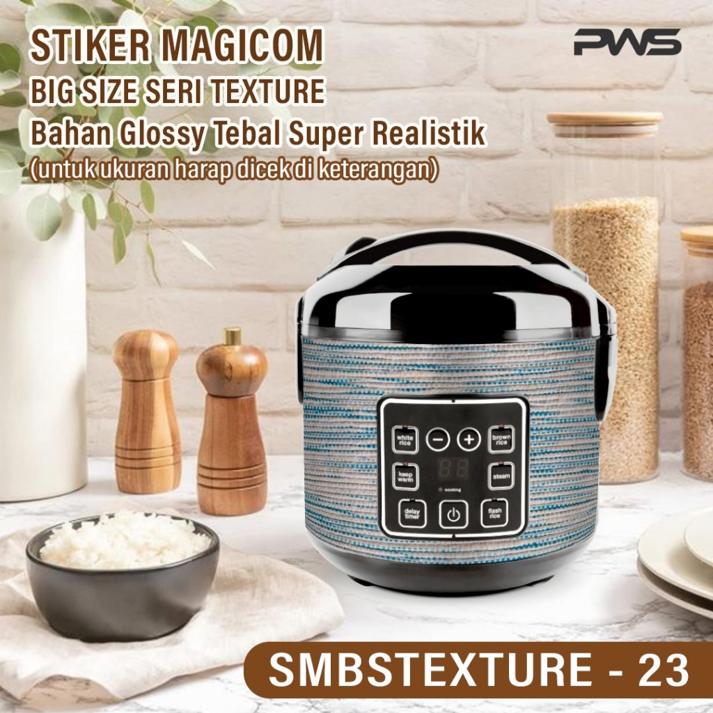 Jual STIKER MAGICOM BIG SIZE MOTIF TEXTURE / RCB / RICE COOKER STICKER ...