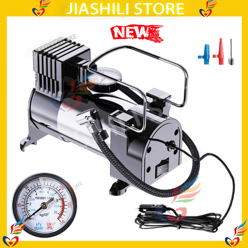 Jual Jiashili Paket Compressor Mini Listrik Portable Pompa Angin Ban ...