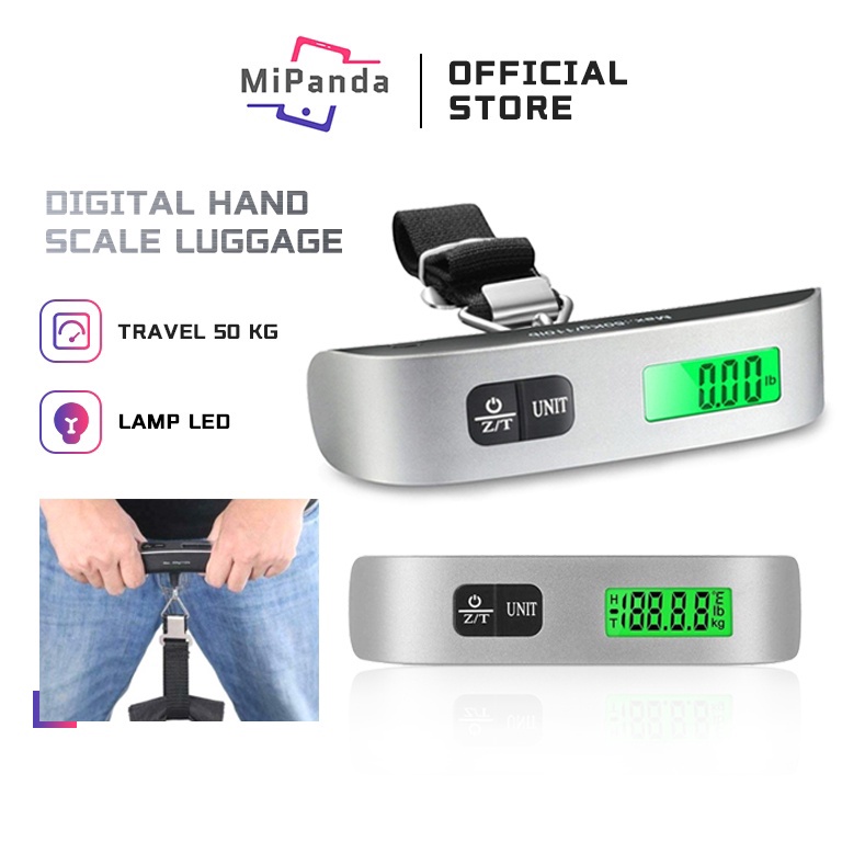 Jual KODE Q68D Mipanda Lugage Scale Timbangan Koper Tas Digital Gantung ...