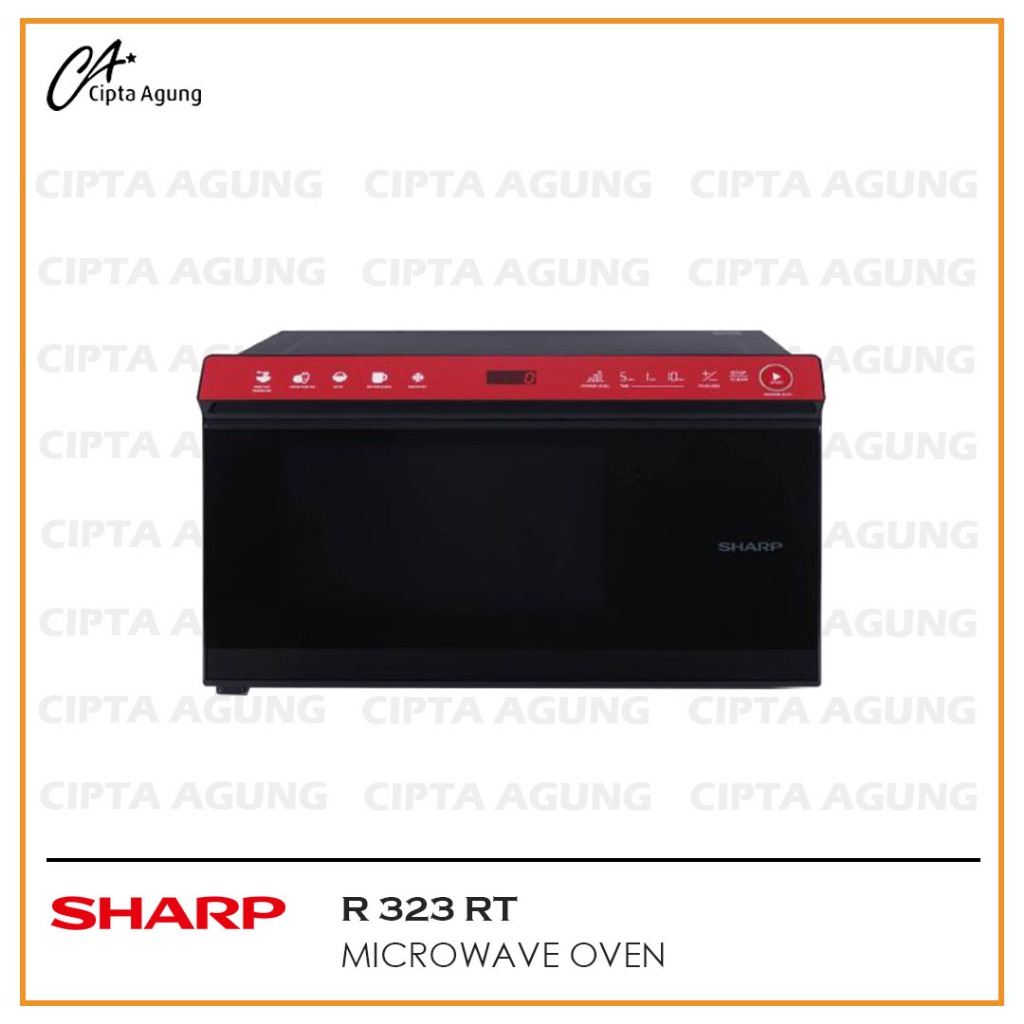Jual SHARP MICROWAVE OVEN 23 LITER STYLIES DESIGNED R-323DA-RT / R323 ...