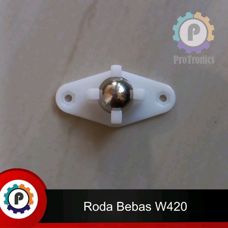 Jual W420 Steel Ball Fly Wheel Roda Beba Smart Car Line Follower Ban ...