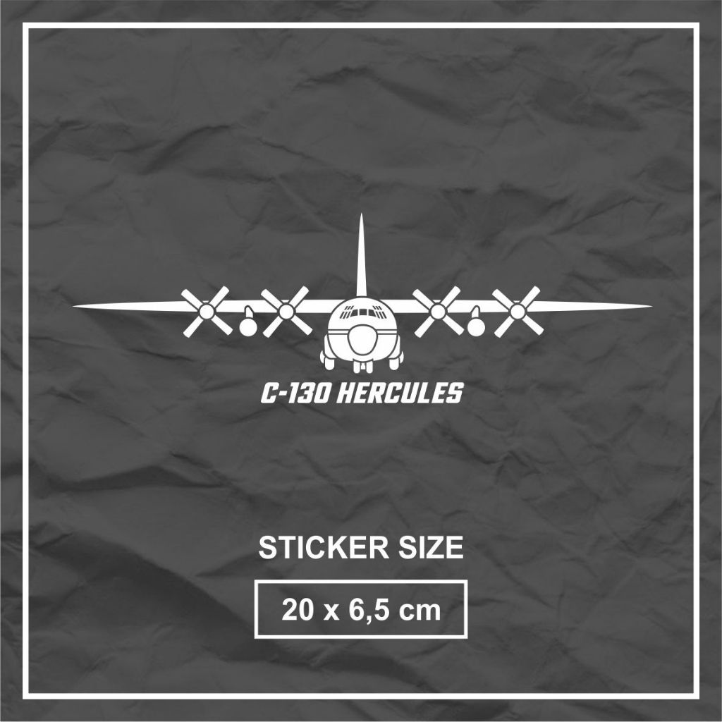 Jual Cutting Sticker Pesawat Tempur C130 Hercules | Shopee Indonesia