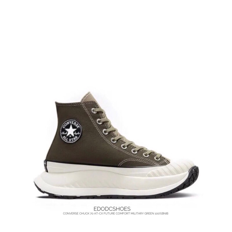 Sepatu wanita Converse Chuck 70 AT-CX Future Comfort Military Green 100%Bnib
