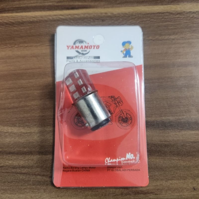 Jual Dop Stop LED YAMAMOTO (12 Mata) MERAH | Shopee Indonesia