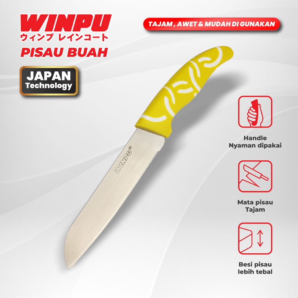 Jual WINPU Pisau Buah Set Stainless Tajam Murah (Apel dan Buah Kecil ...
