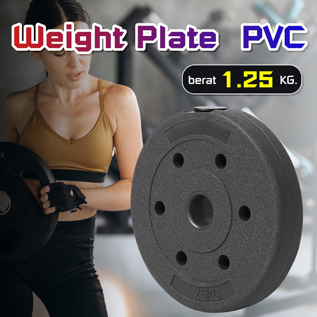 Jual Bg Sport Pvc Weight Plate Piringan Plat Latihan Beban Plat Barbel Dumbbell Kg Shopee