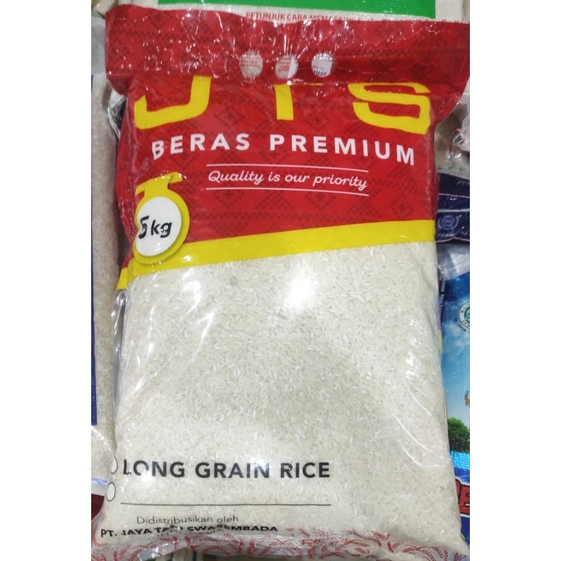 Jual JTS beras premium long grain rice 5kg | Shopee Indonesia