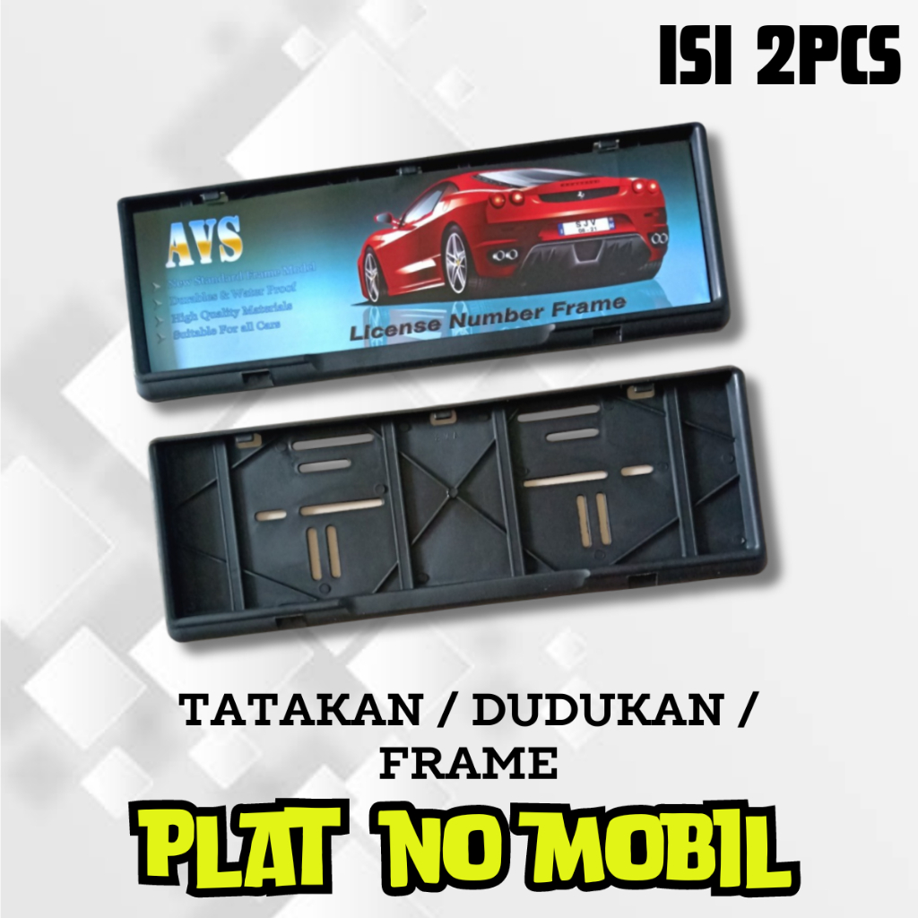 Jual Tatakan Dudukan Frame Plat Nomor Mobil Model Original | Shopee ...