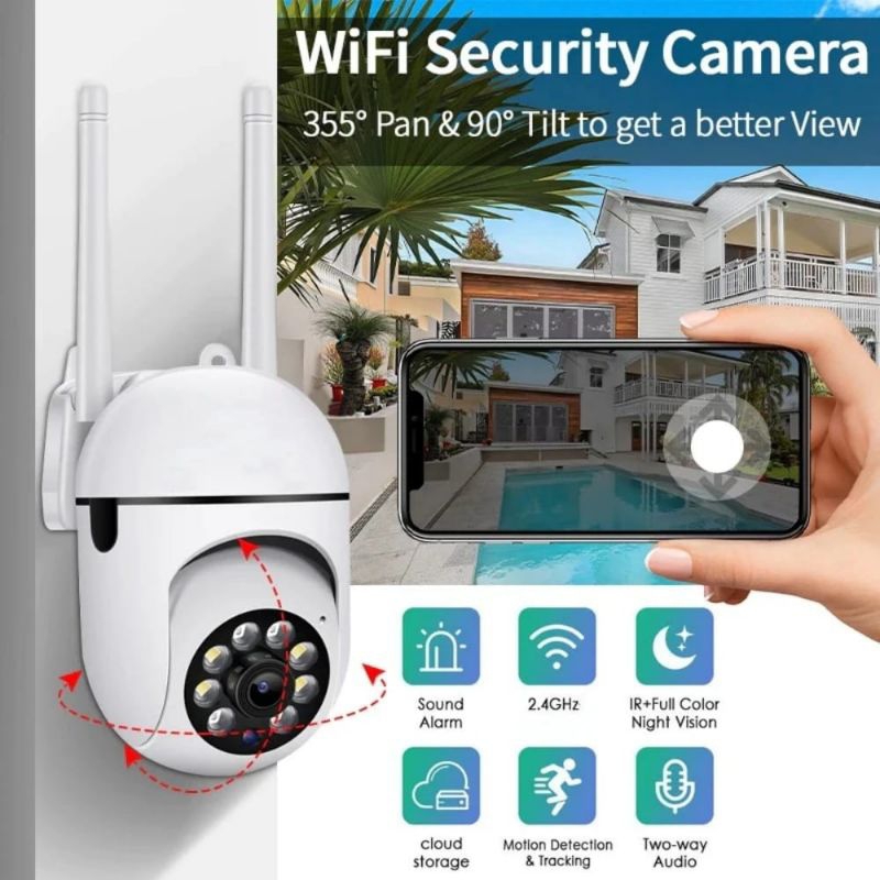 Jual IP Camera CCTV V380 PTZ Motion Tracking Outdoor / Indoor | Shopee ...