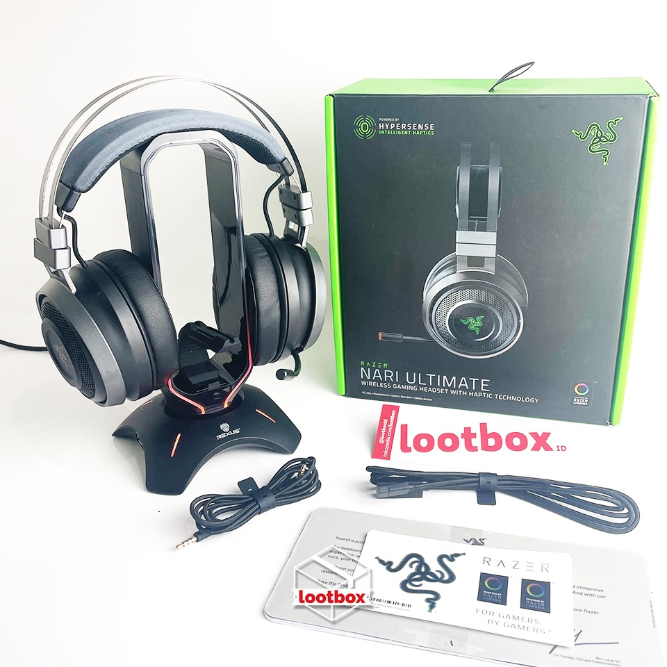 Jual Headset Wireless Razer Nari Ultimate Hypersense THX - SECOND ...