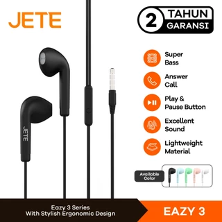 Headset Earphone JETE Eazy Candy 3 - Garansi 2 Tahun