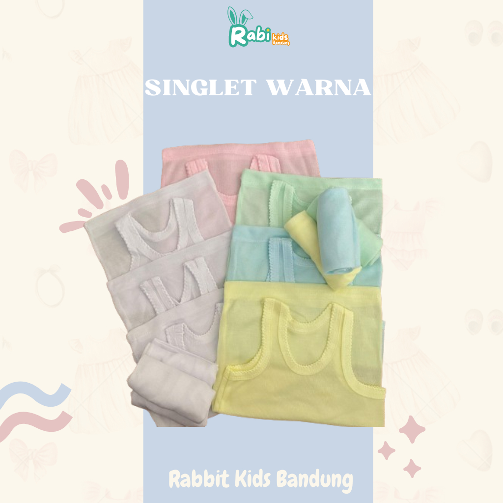 Little M Pack Of 2 Singlet Bayi