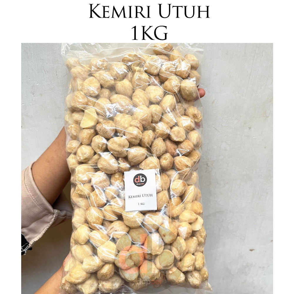 Jual Kemiri Utuh 1kg Candlenut Powder Kemiri 1kg Shopee Indonesia