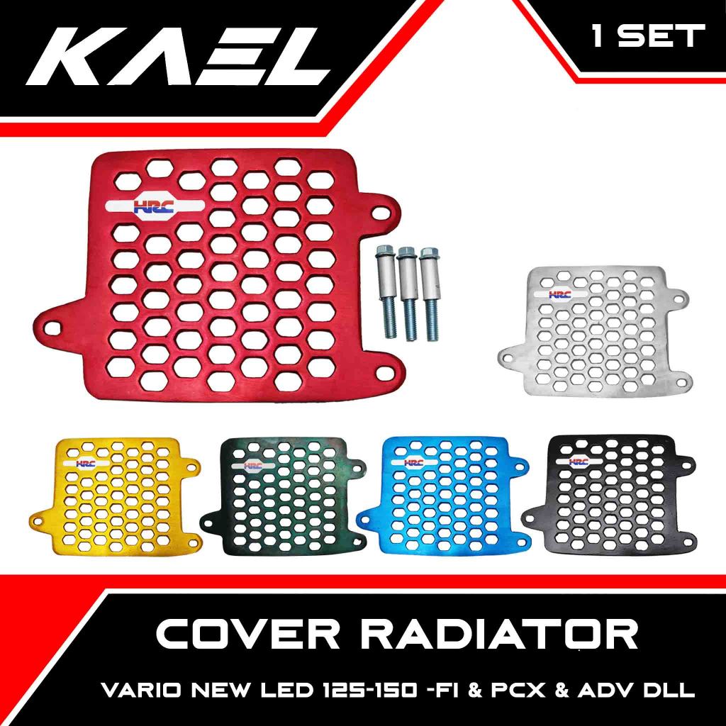 Jual Cover Radiator Variasi HRC Honda Vario Techno 125 Old & Vario 125 ...