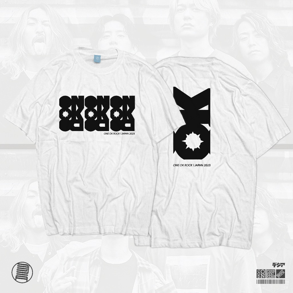 Jual Kaos ONE OK ROCK Luxury Disease Tour Taka Ryota Toru Tomoya