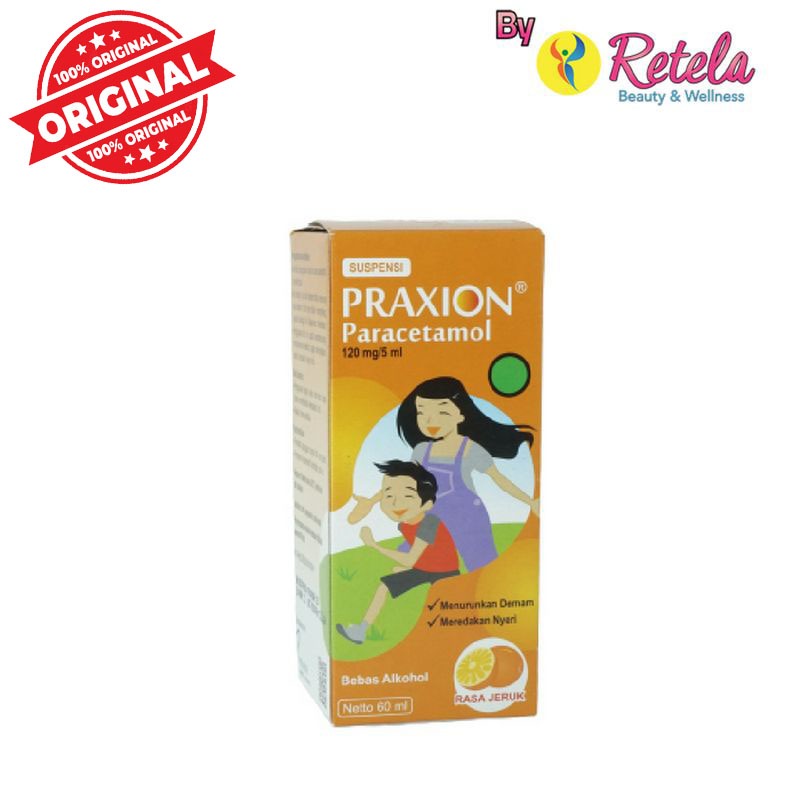 Jual PRAXION SUSPENSI 60ML/PARACETAMOL/OBAT DEMAM | Shopee Indonesia