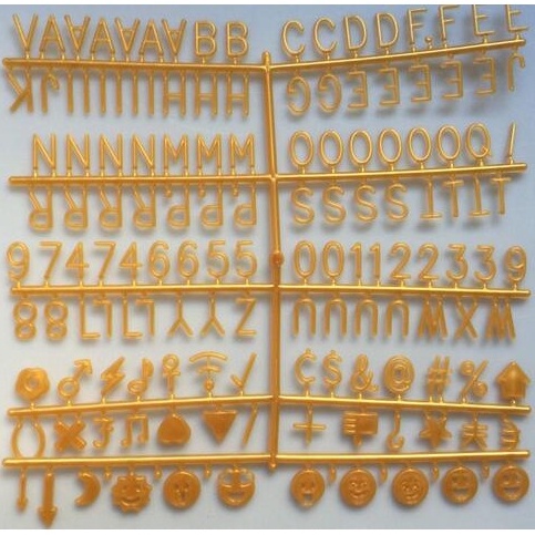 Jual Serba Mutu Letter Board 3x3cm Sudah Include Huruf Papan Nama Bayi ...
