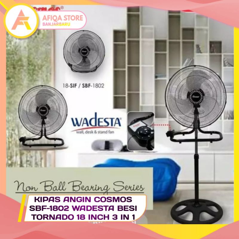 Jual KIPAS ANGIN COSMOS SBF-1802 WADESTA BESI / COSMOS TORNADO 18 INCH ...
