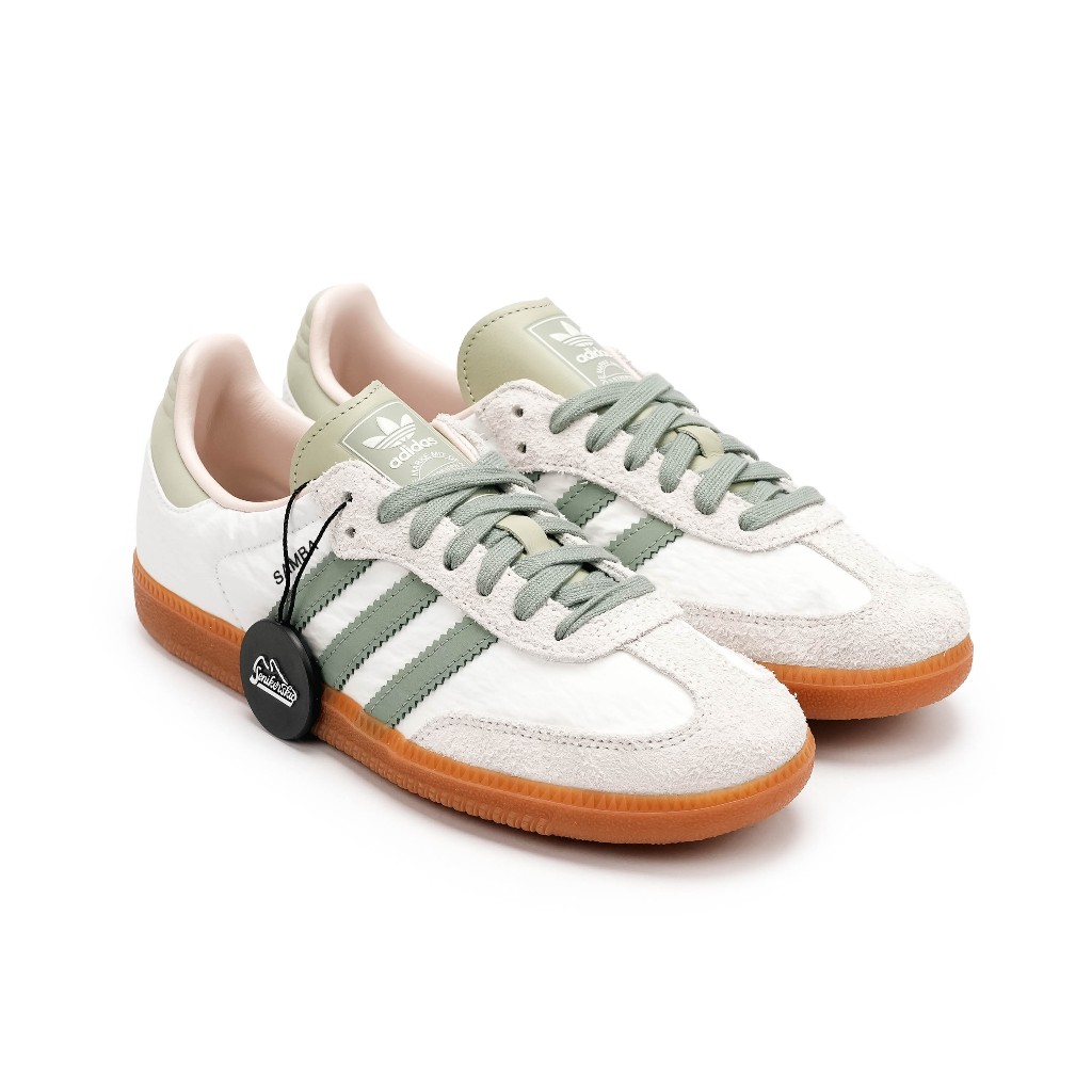 adidas gazelle silver green womens Buy adidas Originals Ftwr White/Silver Green/Gum 3 Samba Og C Sneakers