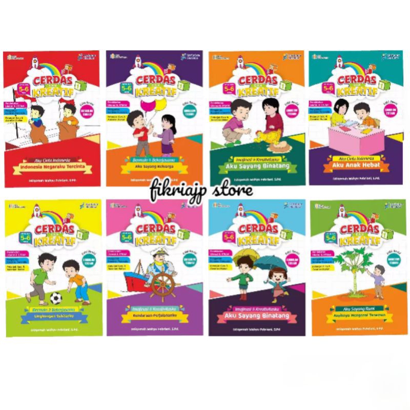 Jual Buku Anak TK Cerdas Dan Kreatif Usia 4-5 Atau Usia 5-6 Tahun ...