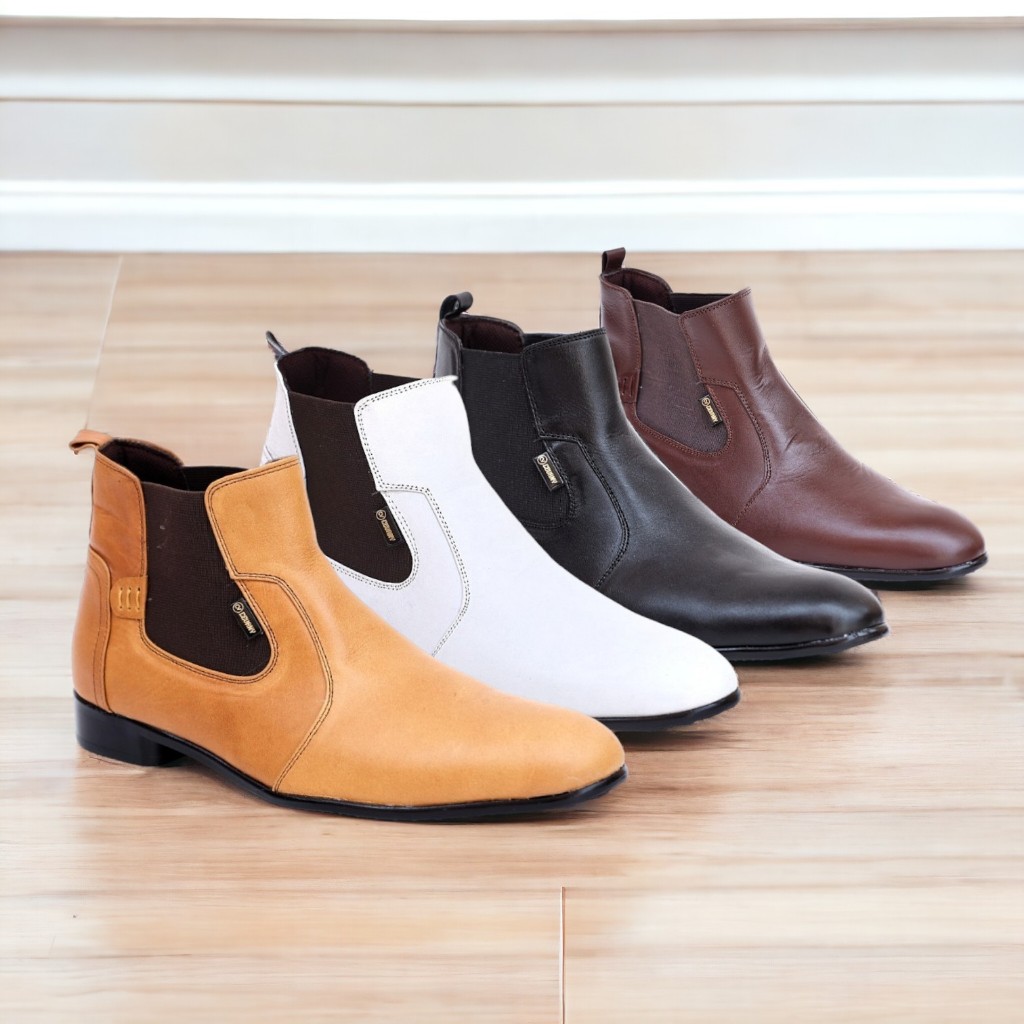 Jual CEVANY CHELSEA - Sepatu Boot Pantofel Kulit Formal Kerja Pria ...