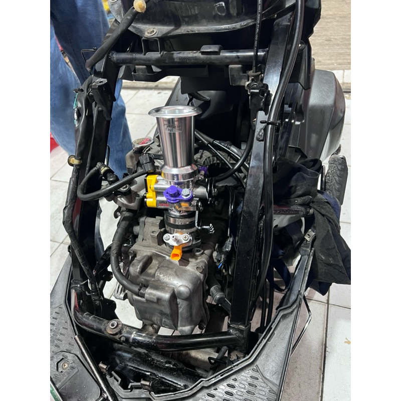 Jual Throttle Body Downdraft Kit Uma Racing TB RACING Honda Vario 125 ...