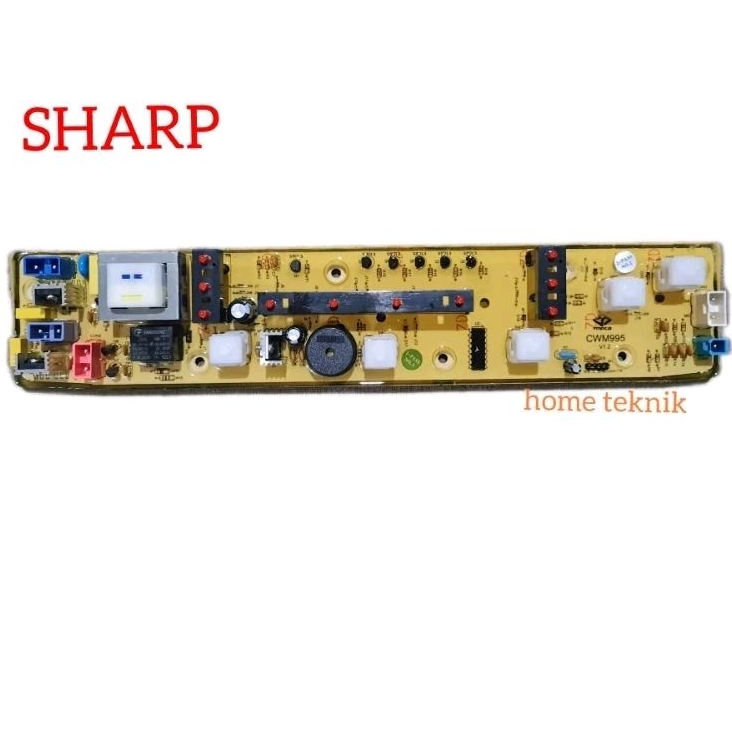 Jual MODUL PCB MESIN CUCI SHARP ES F800 ES F850H ES F650H part 995 ...