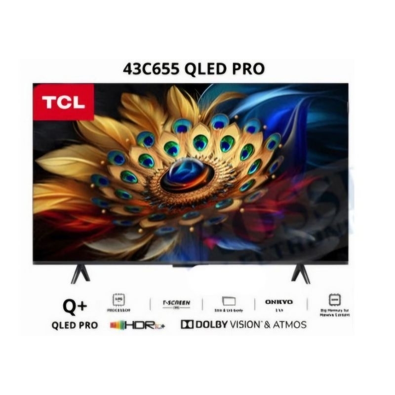 Jual TCL QLED Google TV 43P7K 50C655 55P7K 4K Smart TV LED Android 43 ...