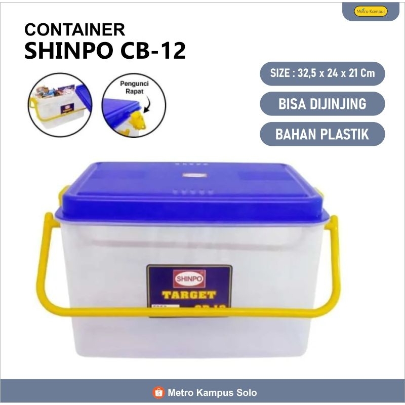 Jual Box Container Mini Shinpo CB12 | Container Box Tempat Penyimpanan ...