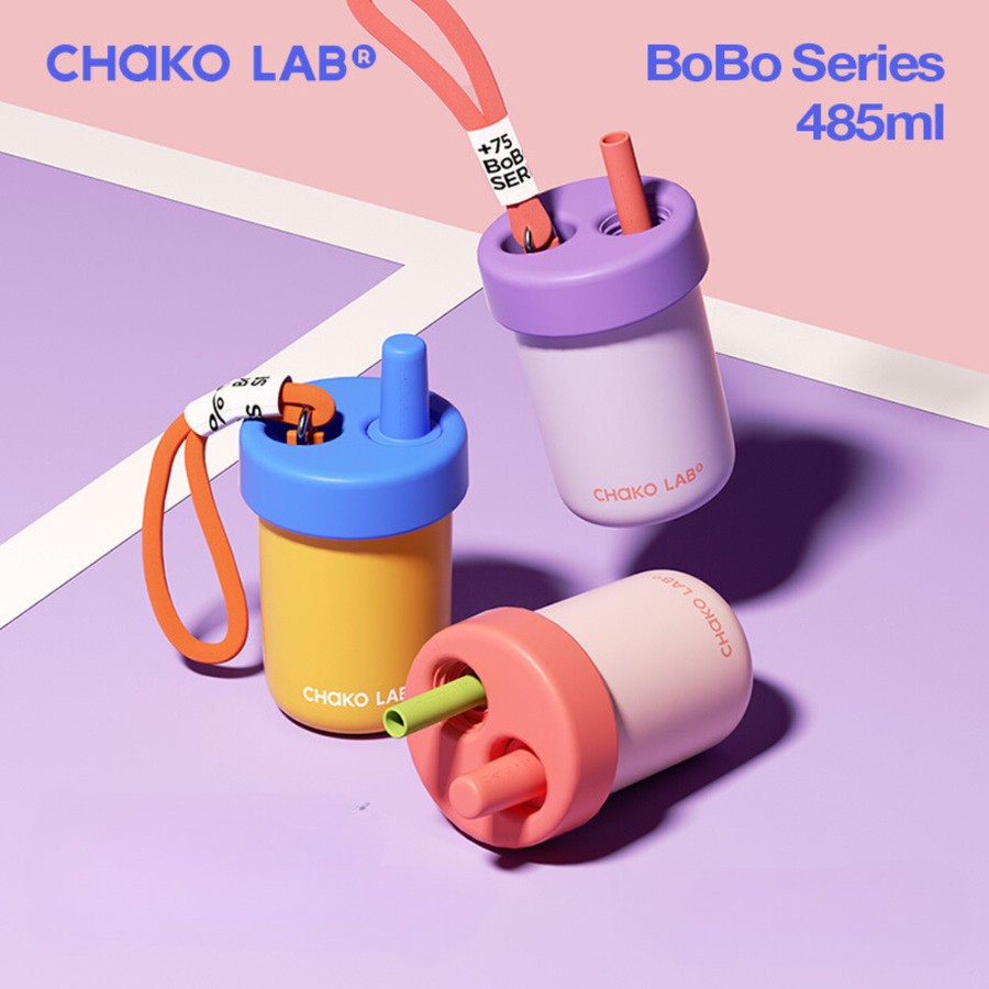 Jual CHAKO LAB BOBO Vacuum Cup Insulated Thermos 485ml - Pastel Color ...