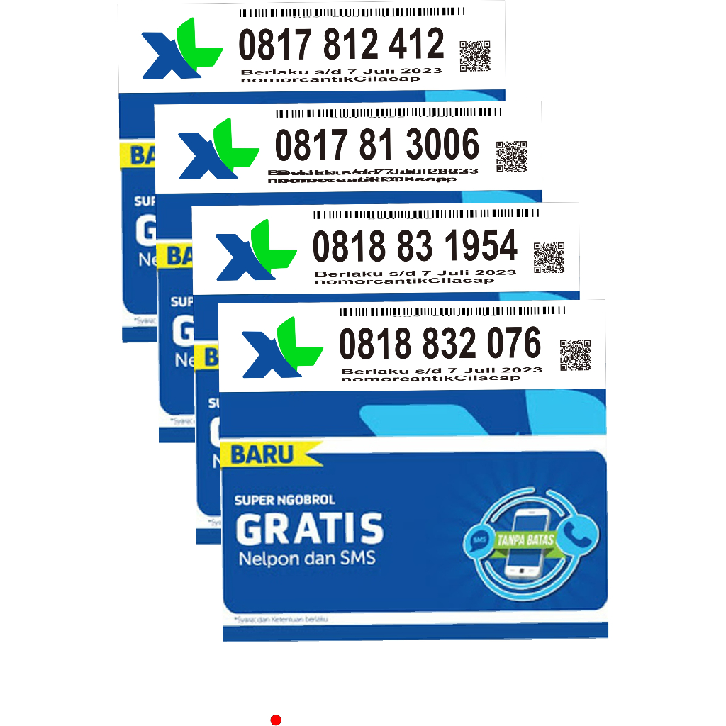 Jual Nomor Cantik XL Prabayar 10 Digit Nomer Rapi Perdana XLaxiata ...