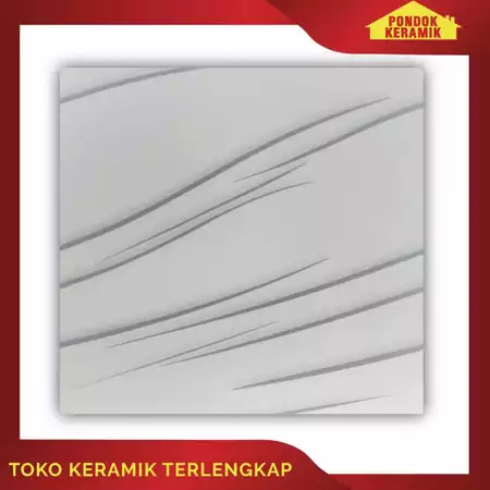 Keramik Lantai Avignon 50x50 Kavala Grey Motif Carara