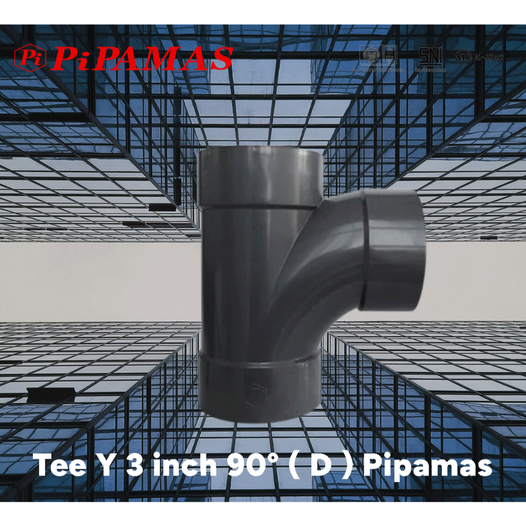 Jual Tee Y 3 inch 90° ( D ) Pipamas | Shopee Indonesia