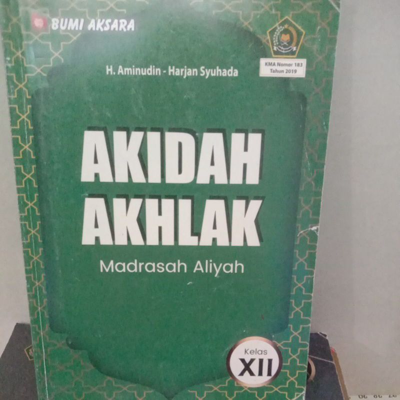 Jual buku aqidah akhlak penerbit bumi aksara kelas 3 SMA /madrasah ...