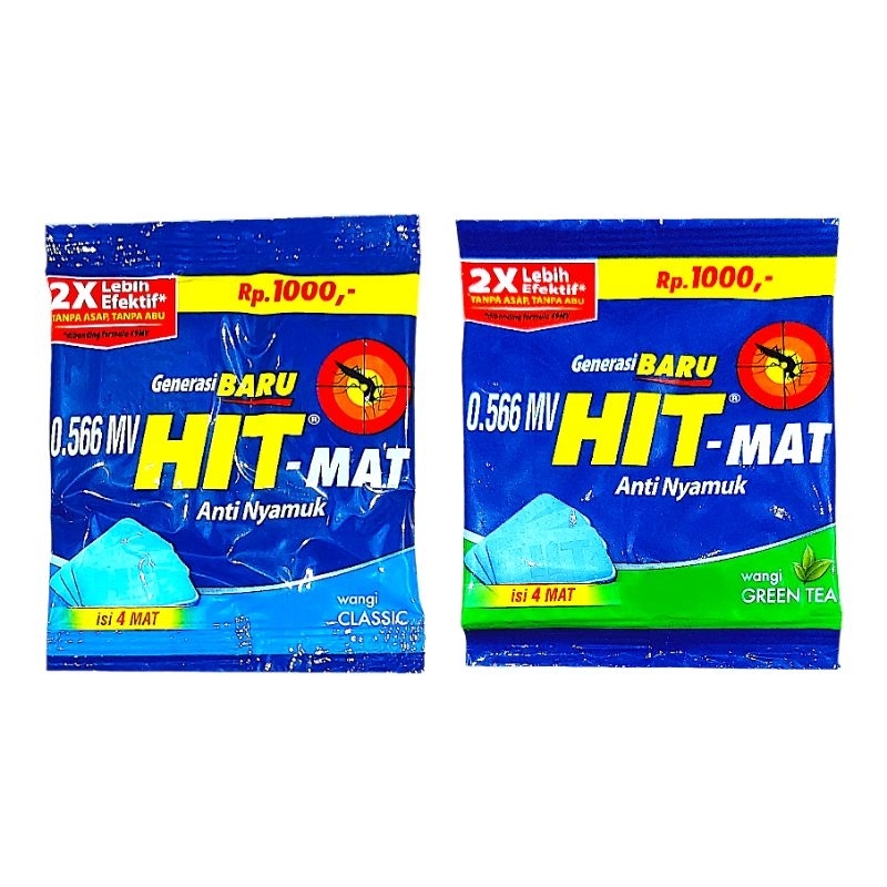 Jual Anti Nyamuk Gaul: HIT MAT Anti Nyamuk Renceng Formula 2x Lebih ...