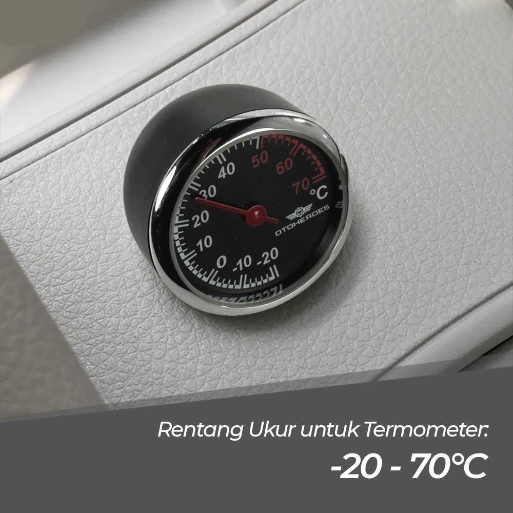Jual Dekorasi Dashboard Mobil Mini Thermometer Q194 | Shopee Indonesia