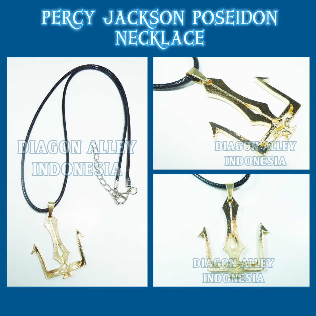 Jual Percy Jackson Poseidon Necklace, Kalung Poseidon Percy Jackson ...