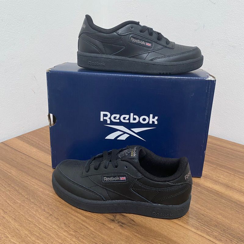 Jual Reebok Kids Club c Black 100000001 | Shopee Indonesia