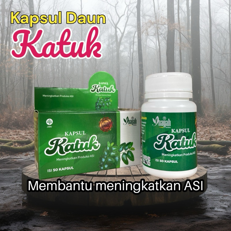 Jual Kapsul Daun Katuk Meningkatkan Produksi Asi Booster Isi 50 Kapsul ...