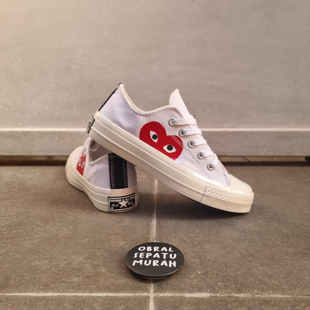 Sepatu Converse Chuck Taylor All Star Cdg Play Jual OBRAL SEPATU